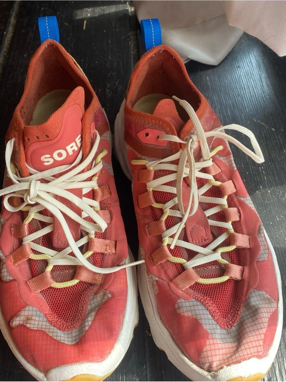 Sorel womans Red and Blue Athletic Sneakers